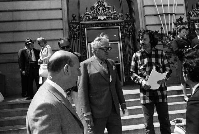 Melvin Belli and Arthur Lesch/SF City Hall Steps